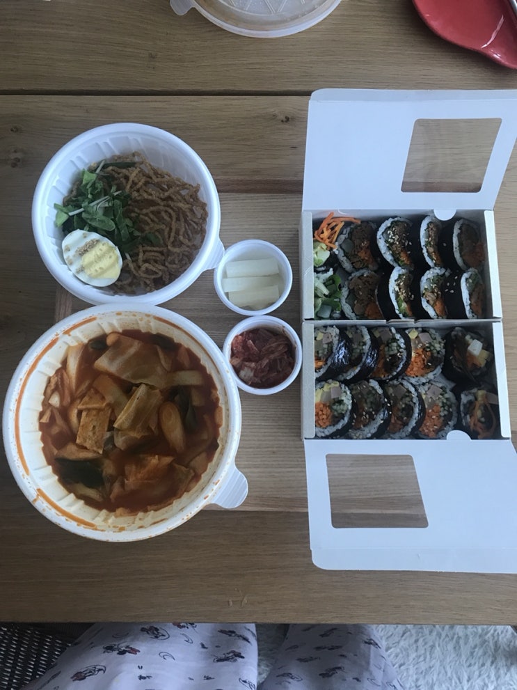  바르다 김선생 홈배달 / 가락떡볶이, 매운제육쌈김밥, 바른김밥 솔직후기