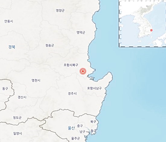  포항서 또 규모 2.3 지진..."피해없을 듯"