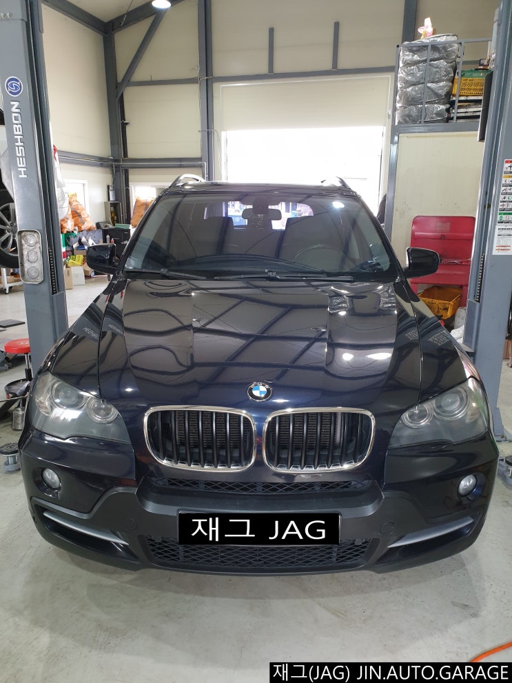 하남수입차정비 BMW E70 30d 댐퍼풀리 교환 (송파 위례 강동 고덕 미사 남양주 구리) 수입차 정비 재그(JAG)