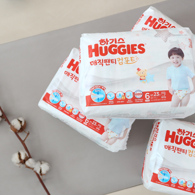  씬테크코어로 얇고 편한 하기스 매직컴포트 팬티기저귀 추천해요~