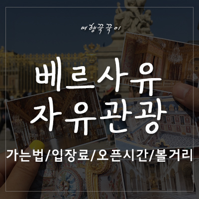  [파리 여행] 베르사유 궁전의 모든 것! 파리 시내에서 가는 법/ 입장료/ 오픈 시간/볼거리