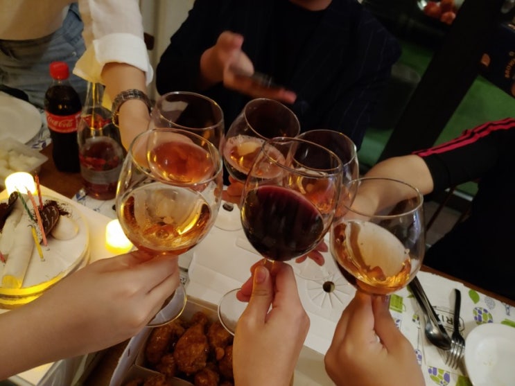  영등포호텔 로프트 펜트하우스에서 파자마파티