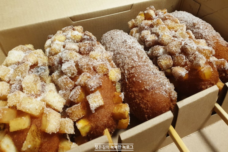 차암동 명랑핫도그 치즈폭탄세트 맥주 안주로 굿 차암동 명랑핫도그 치즈폭탄세트 맥주 안주로 굿
