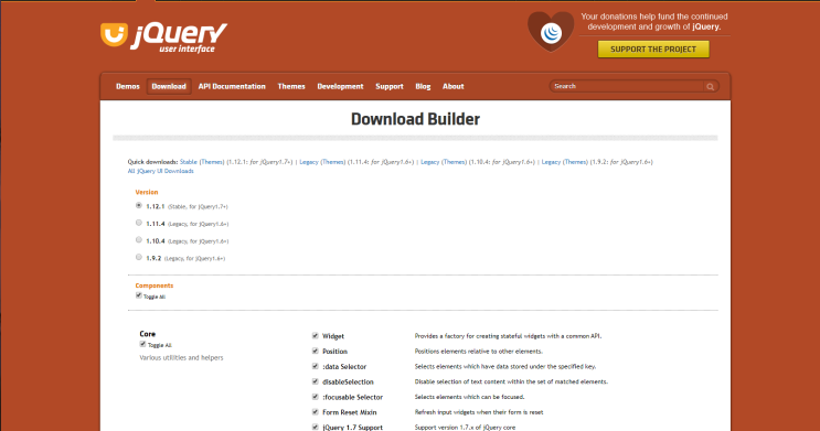  jQuery UI - Widgets: Dioalog (alert 창)