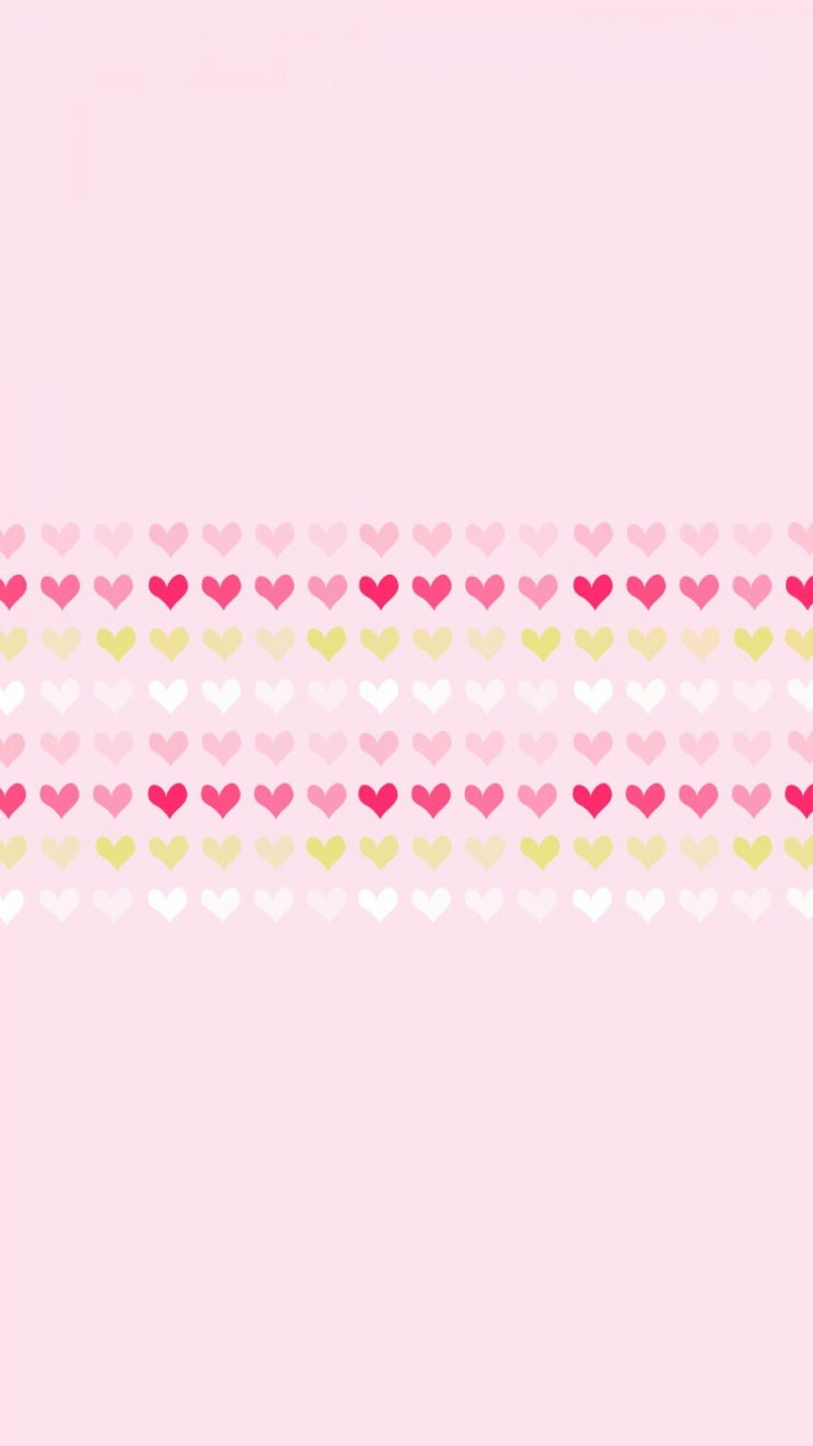 스윗한 감성의 *핑크 하트* pink hearts 휴대폰 배경화면