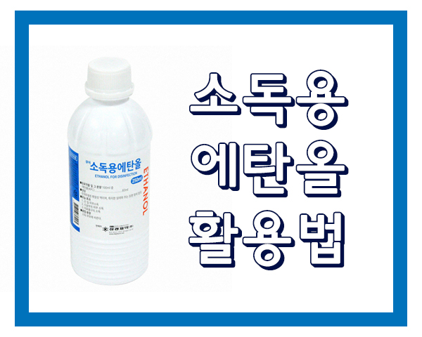  *소독용 에탄올 활용법 7가지*