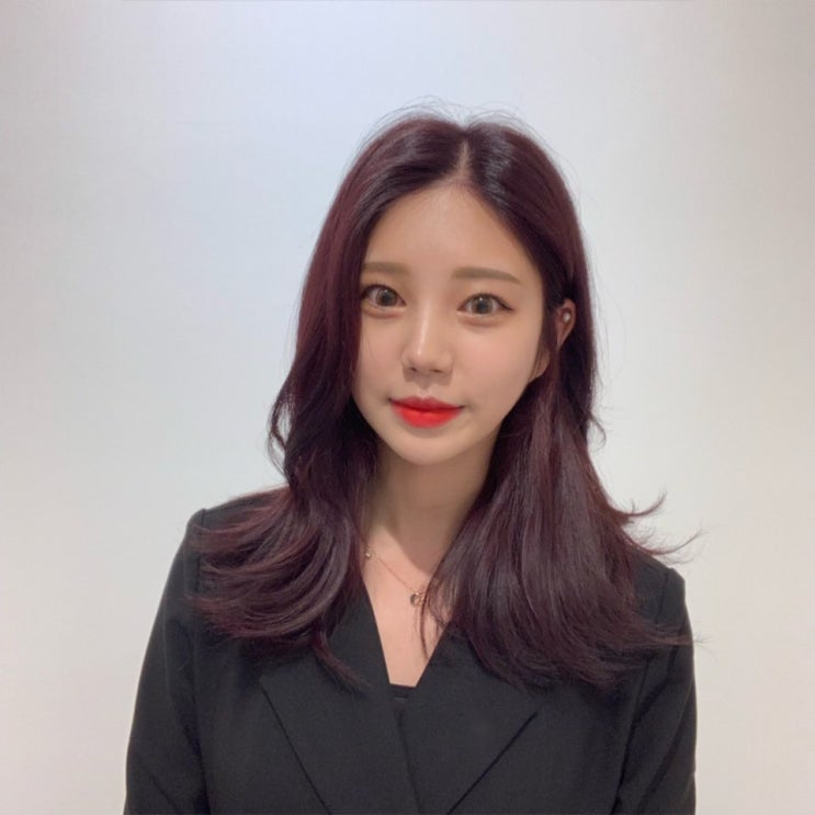  2019년도 트렌드컬러 대전둔산동미용실추천 로레알애쉬바이올렛염색 잘하는 유엘헤어