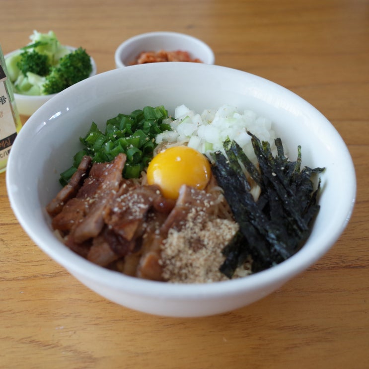 아부라소바 만들기 : 맛있음