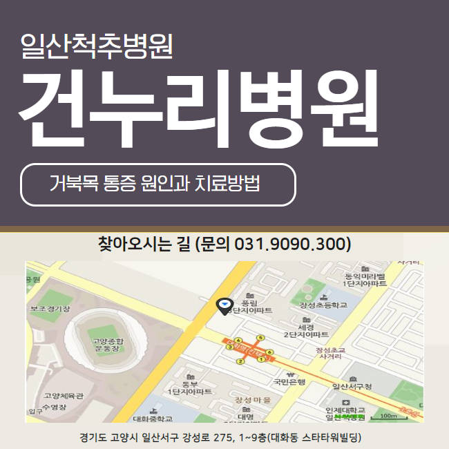  거북목통증 발생원인과 도수치료법