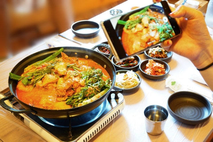  파주 마장호수. 출렁다리맛집 맛있어서 난리