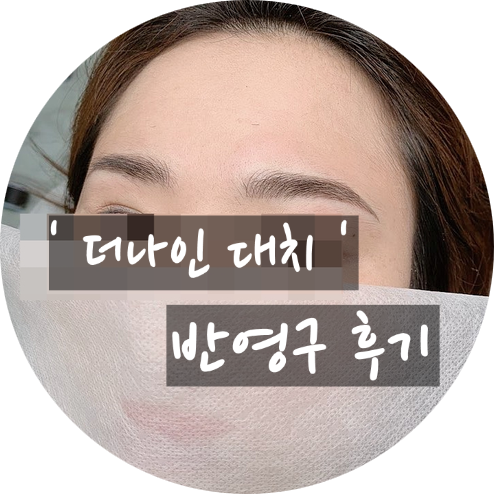 [대치동반영구] 강남 더나인 대치 엠보 눈썹 만족 후기