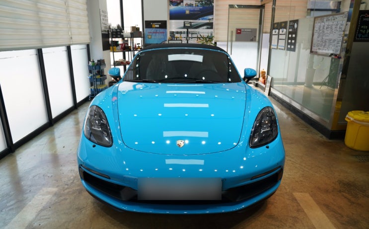 2019 포르쉐 박스터 718 GTS 실내 가죽코팅