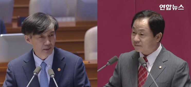  조국 "압수수색 검사와 통화" 파장…한국·바른미래 "탄핵추진"(종합)