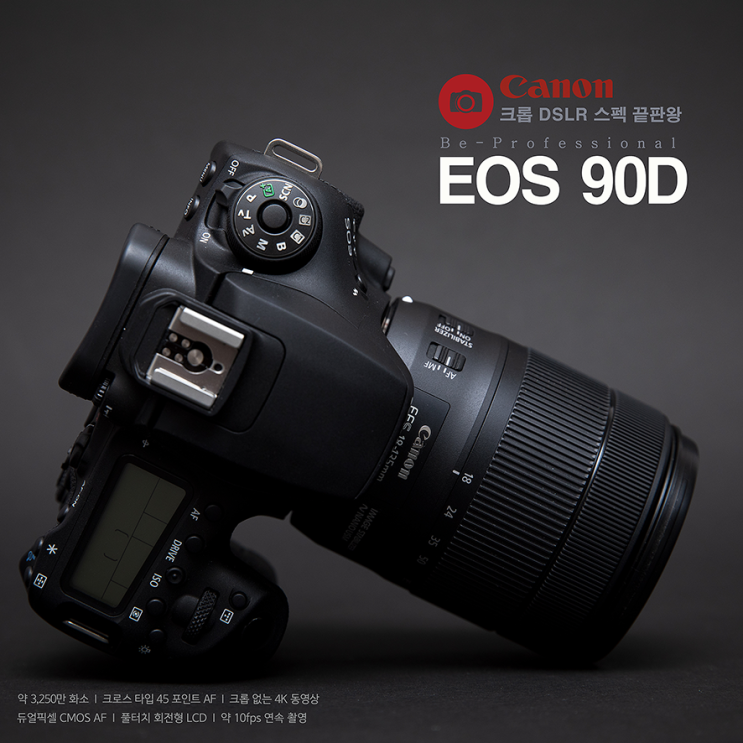 캐논 EOS 90D 크롭 DSLR 끝판왕의 탄생 풀 리뷰