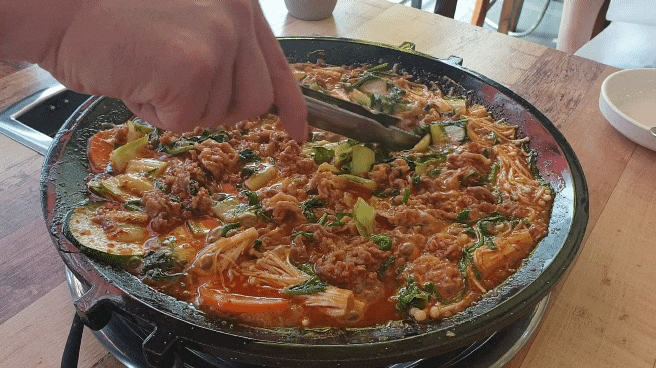  부산 명지 국제신도시 오리고기 맛집, "황금토담오리"
