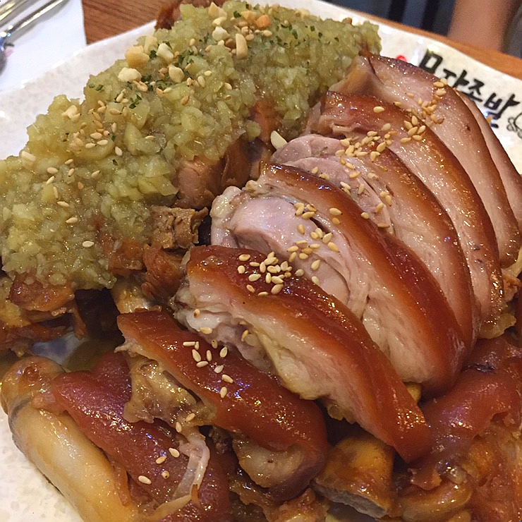  죽전까페거리 보정동족발 모자족발 맛있네요!