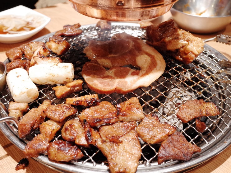  남천동 명륜진사갈비 - 위메프 쿠폰으로 더 저렴하게 먹고 온 무한리필 돼지갈비