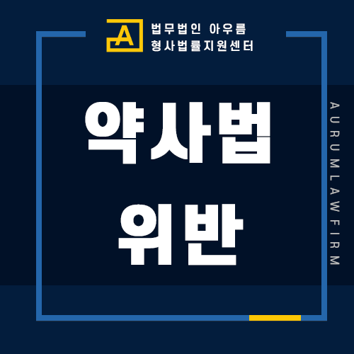  약사법 위반 처벌 해결 방법