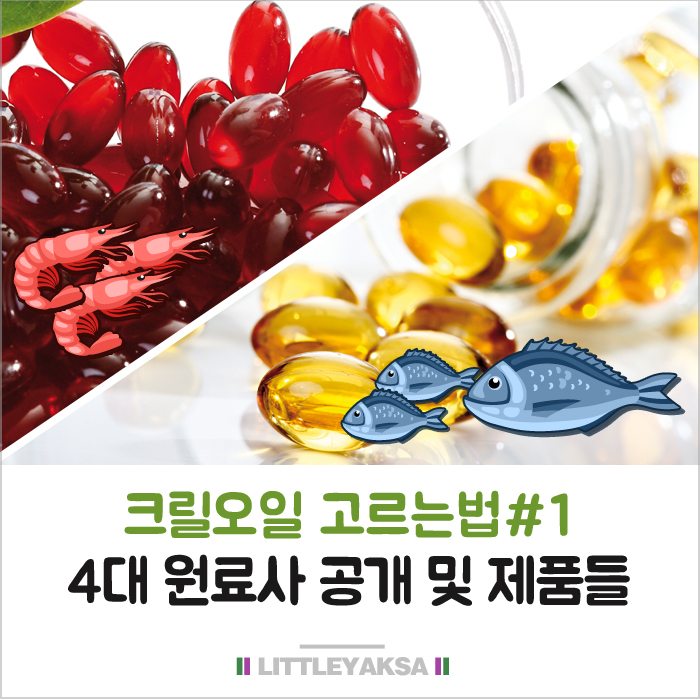  #1  크릴오일 고르는법, 4대 원료사 공개 및 제품들!!