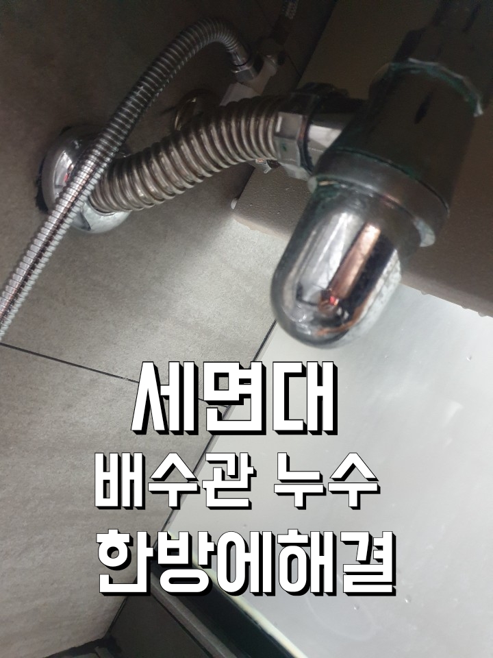  세변대 누수 답답한 배수 시원하게 한방에해결