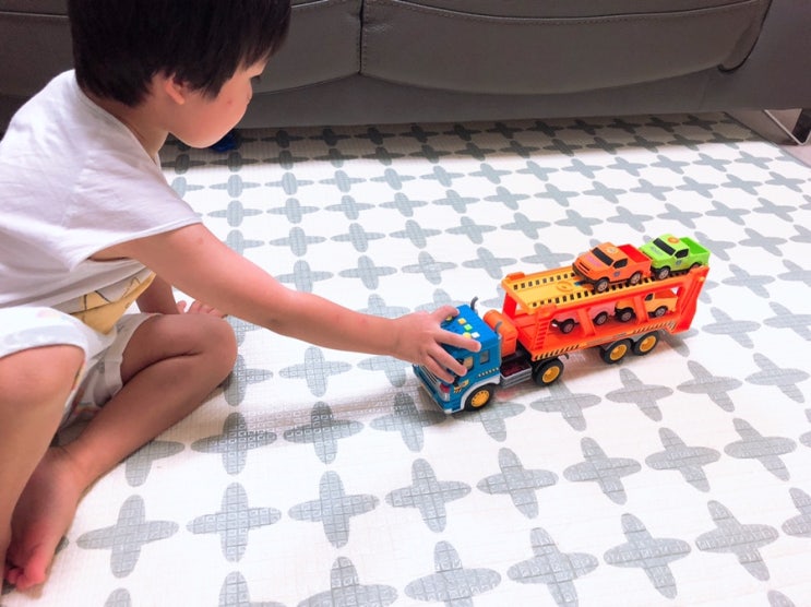 5살아들장난감, 뽀로로 출동 트럭 캐리어카!