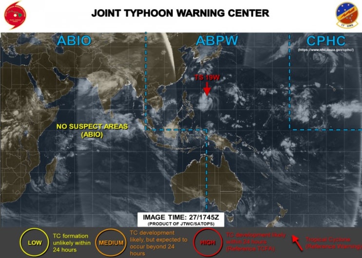 [WP] 19W TS(제 18호 태풍 미탁 MITAG) 감시정보 / 한반도 영향 예상 중