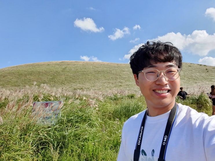 제주도 억새 명당 새별오름 카페