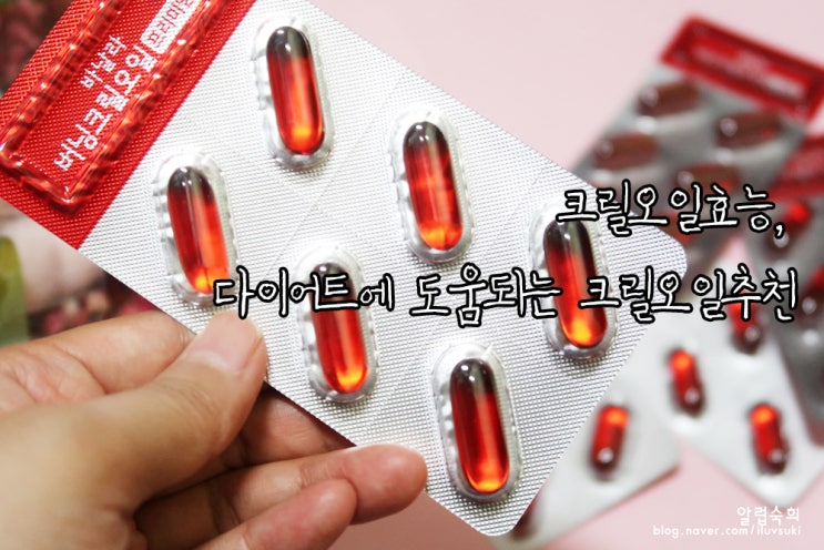  크릴오일효능, 다이어트에 도움되는 크릴오일추천!
