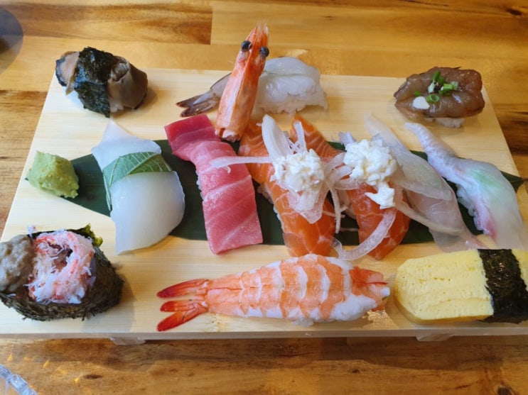  [전대 맛집] 초밥마을( 모둠초밥,우리마을세트)