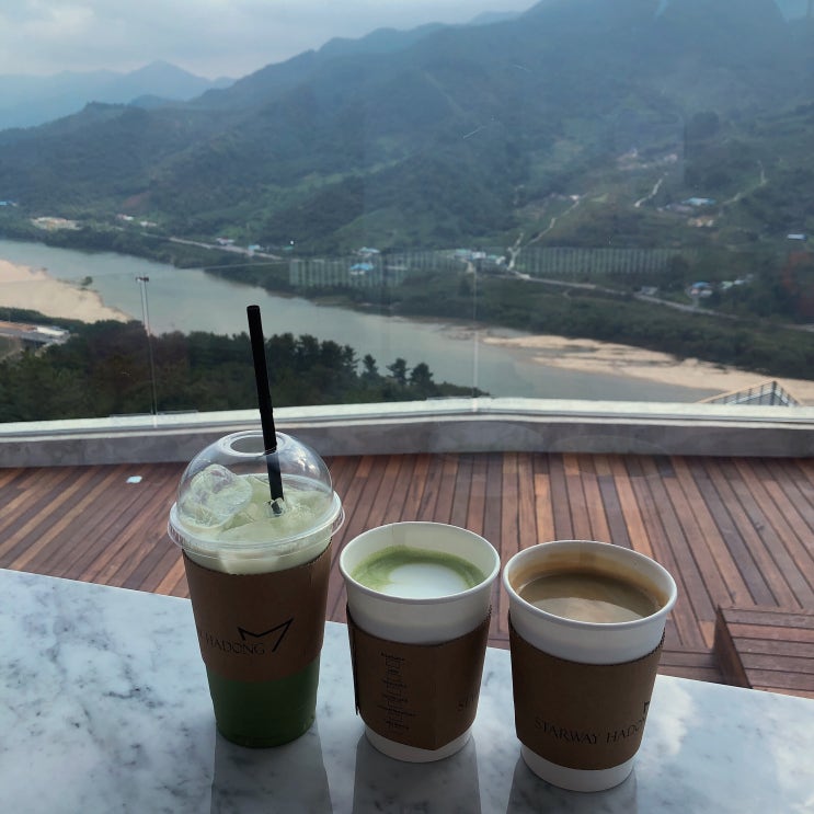  경남 하동 카페 스타웨이 스카이워크