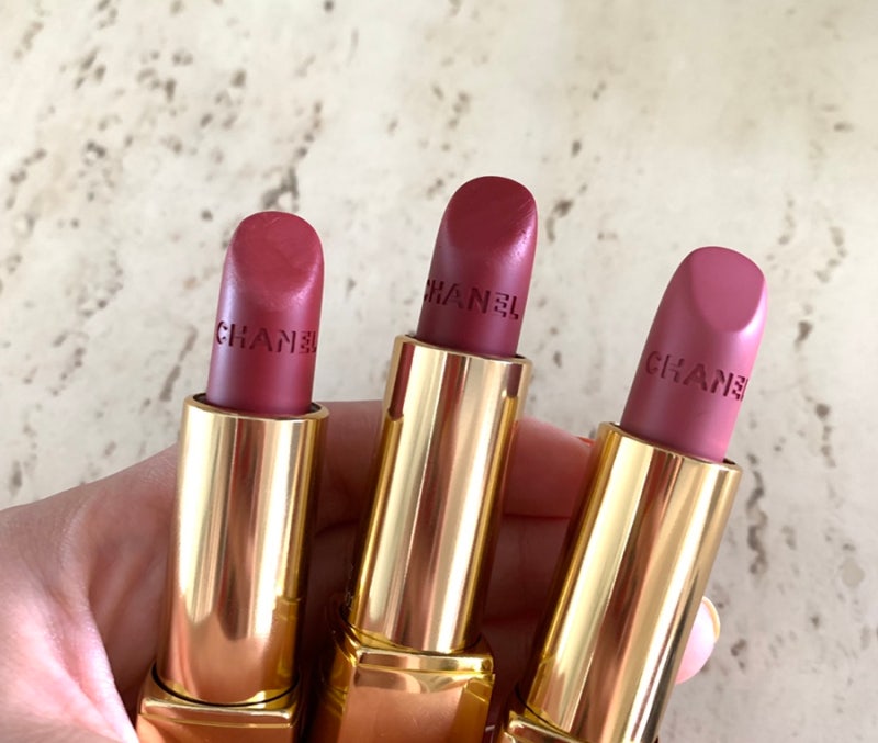 CHANEL 샤넬 루쥬 알뤼르 벨벳 / 58호, 63호, 69호 : 가을 컬러 립