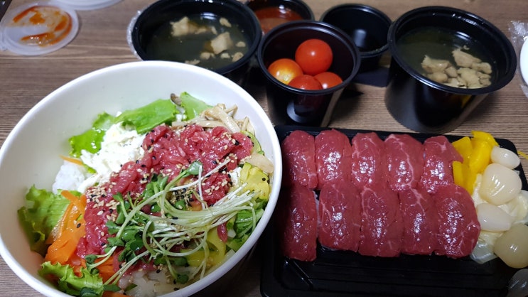  [본오동 배달 맛집] 육회본가 육회초밥 후기