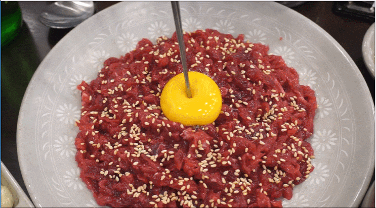  광장시장 부촌육회, 미슐랭 맛집 맞네!