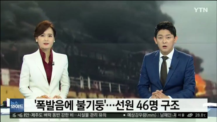  울산폭발 선박화재사고 사망자는 없다고 하니 천만다행이다~