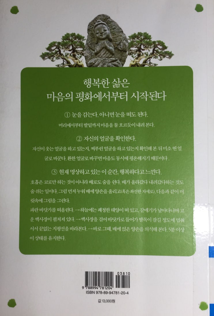  명상, 마음 치유의 길_정운_참글세상