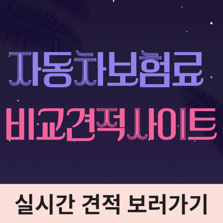  만18세자동차보험료 싼 곳 가성비 갑