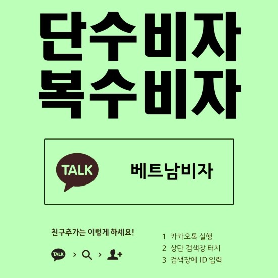  단수비자 / 복수비자 차이