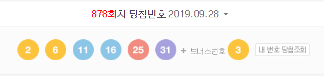  매주 골드회원 당첨분석번호 공개!! 도유니의 878회 로또 당첨결과!! (로또리치 구입후 35회차), 879회 번호추출!!