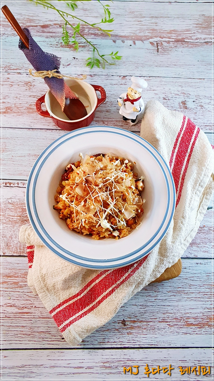  문어요리-문어볶음밥 완전 맛있어요