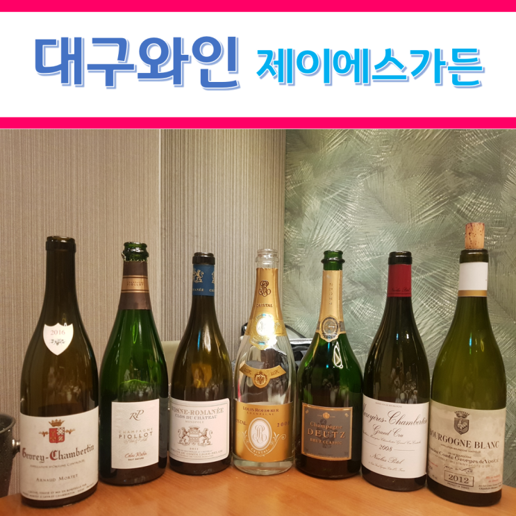  대구와인모임 대구 현대백화점 제이에스가든