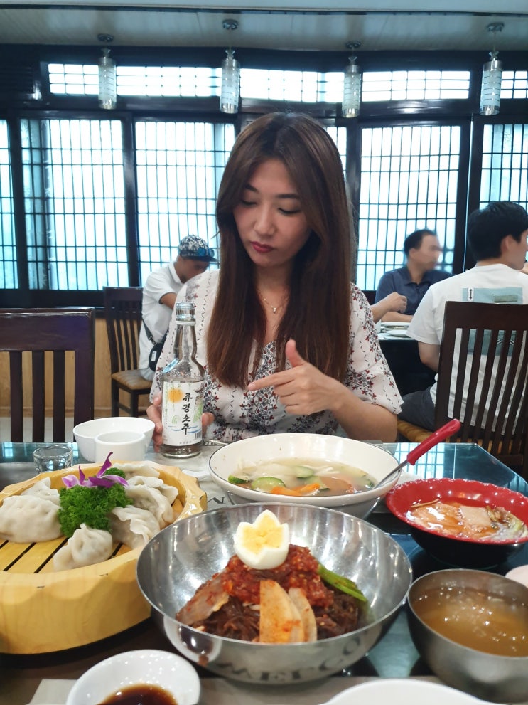  베트남 하노이 맛집 평양관 북한식당 평양냉면, 만두찜, 수제비, 류경소주 한잔* 메뉴판가격