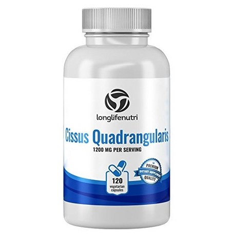  LongLifeNutri 롱라이프뉴트리 시서스 Cissus Quadrangularis Extract 1200mg 120캡슐, 1