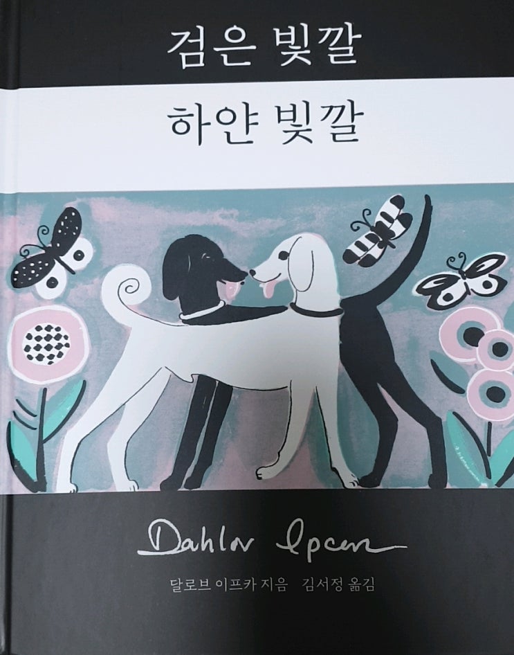  검은 빛깔 하얀 빛깔