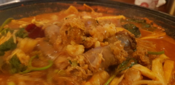  순대곱창버섯전골이 맛있는 방이동맛집 순곱이네
