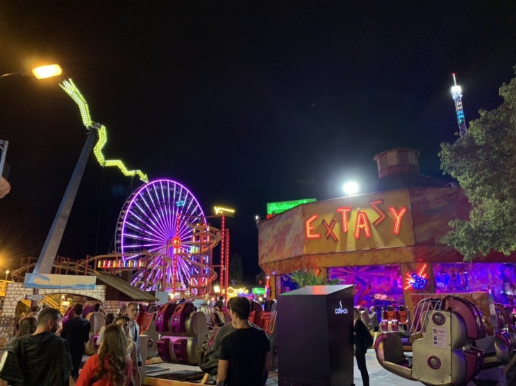  2019Y0913 B - 오스트리아 슈테판 대성당 앞 공연(버스킹), 마너샵, 프라터 공원 야경