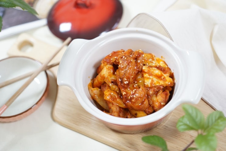  두루푸드 국민닭갈비 식감봐바