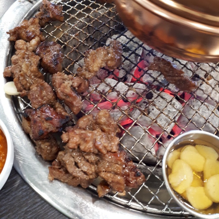  만이갈비 구리갈매점 에서 참숯수제갈비 무한리필로 먹어요