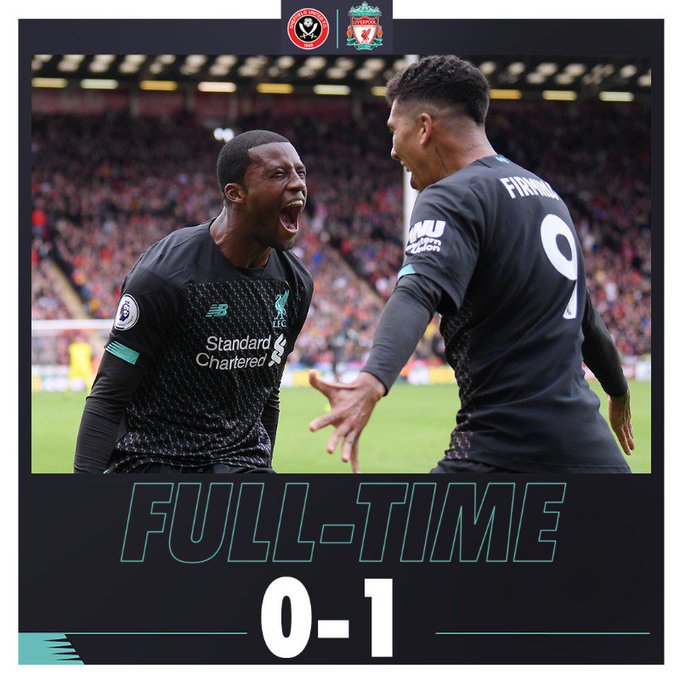  LFC 리뷰/클롭리뷰:셰필드Utd 0-1 리버풀/리그7연승/1-0&8-0의가치/7R,MOTM반다이크/브라몰레인원정/득점:지니/셰필드전경기사진+영상/경기기록/GoodResult!