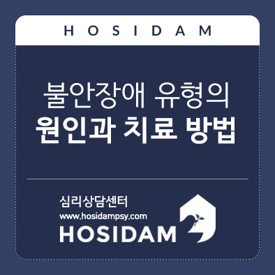  성북구상담소 강남구 성인심리상담, 불안장애 유형의 원인과 치료 방법
