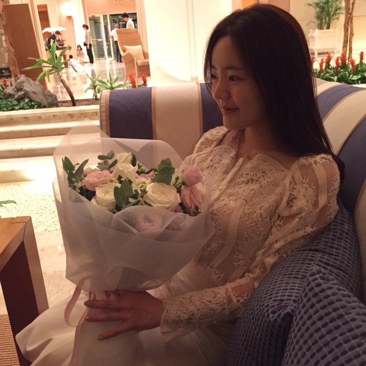  제주신라호텔 생일파티(꽃다발/망고케이크/월드와이너리투어)